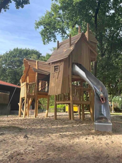 Chalet Toetje Op De Veluwe Hoenderloo Kültér fotó